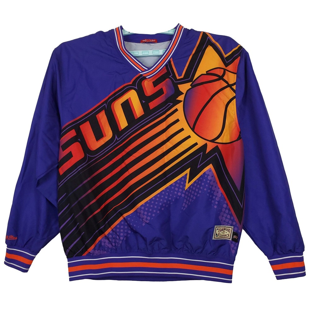 Phoenix Suns Mitchell & Ness‎ NBA Medium Womens Pullover Jacket Purple New